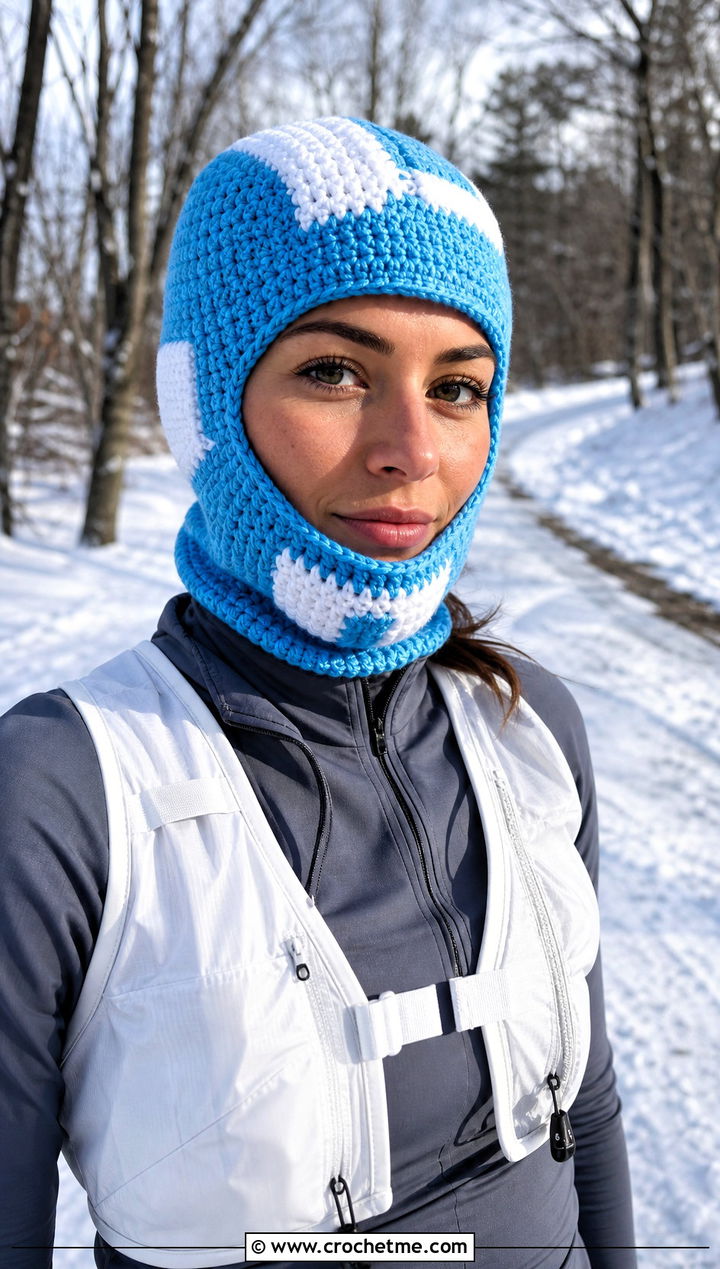 Clone Trooper Crochet Balaclava With Athleisure Set - 30 crochet star wars hat outfit ideas