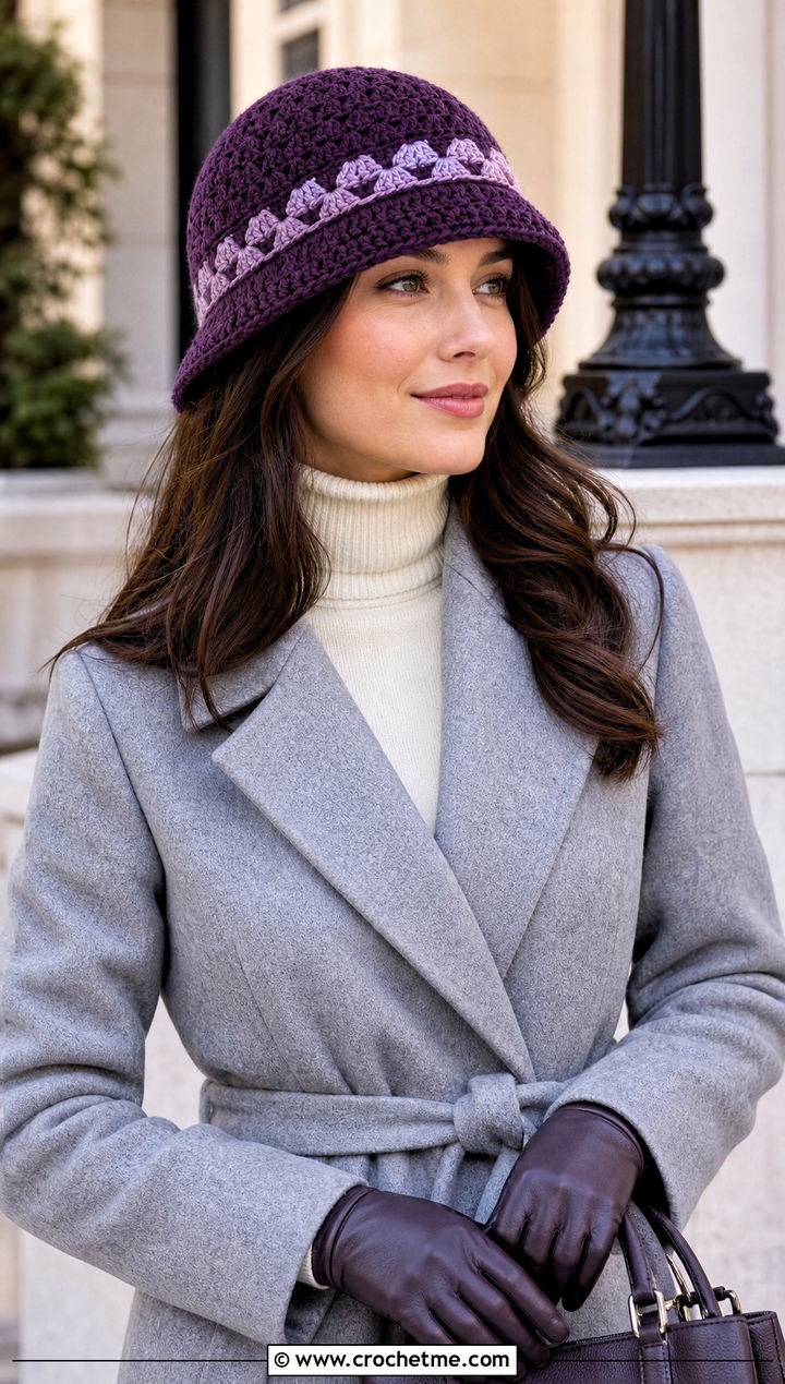 Colorado Crochet Cloche Hat With Midi Skirt - 15 Colorado Crochet Hat outfit ideas