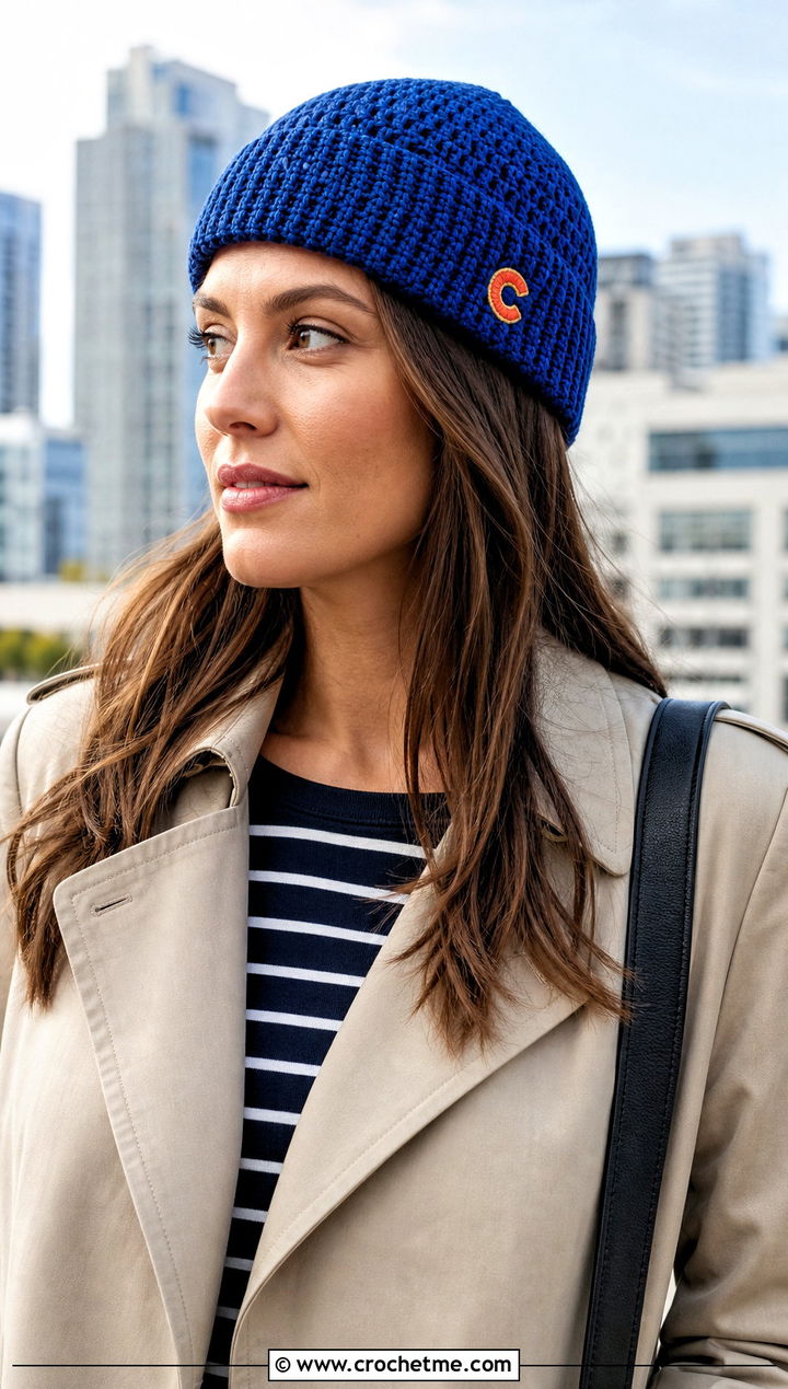 Colorado Crochet Fisherman Beanie With Trench Coat - 15 Colorado Crochet Hat outfit ideas