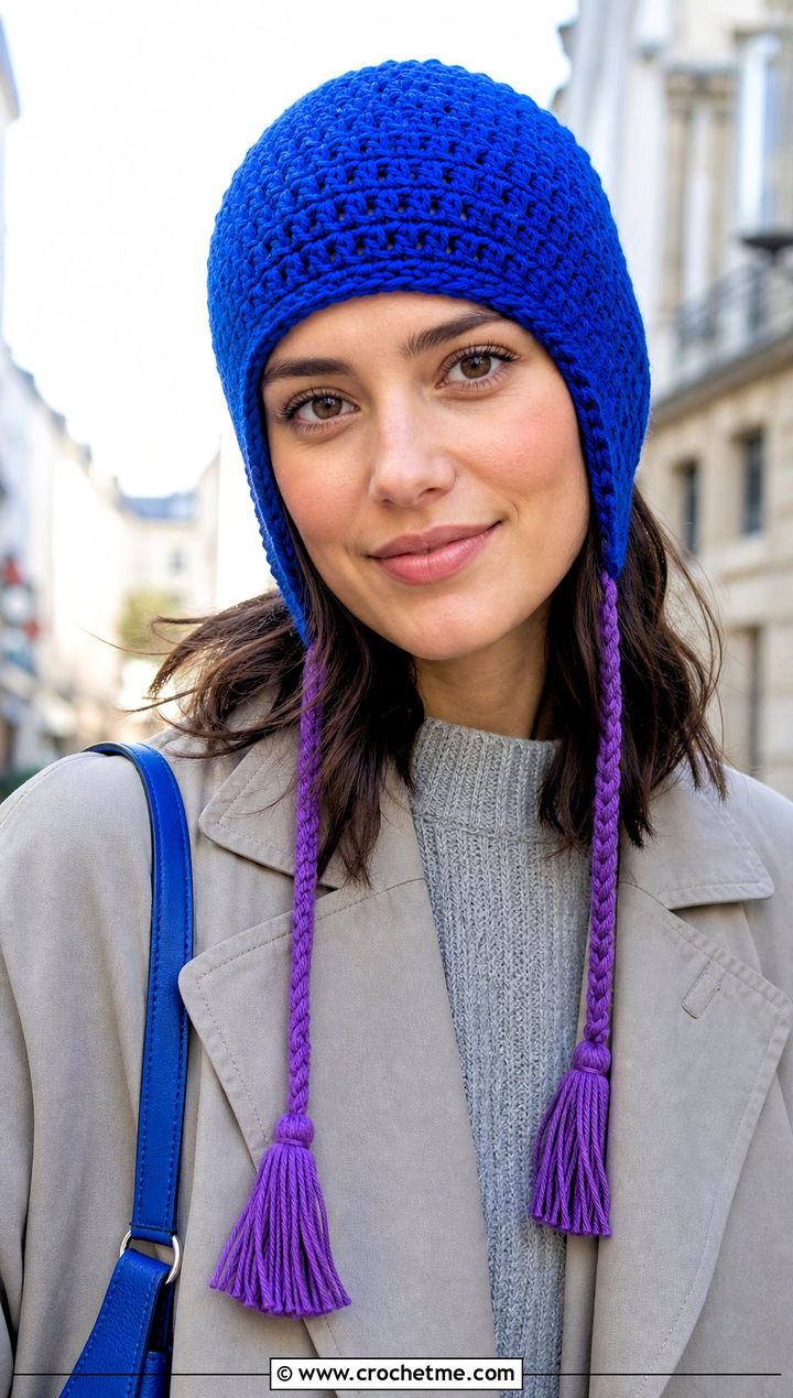 Craig Aviator Chullo Hat With Trench Coat - 25 Crochet South Park Hat outfit ideas