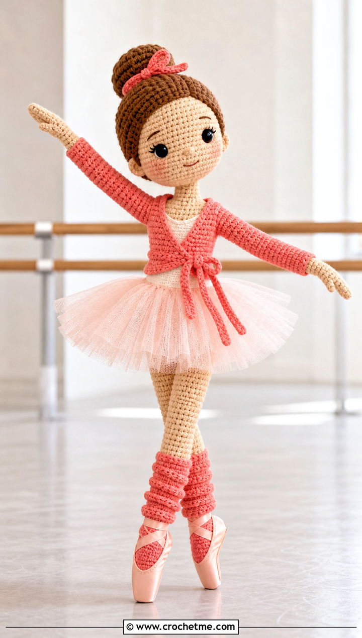 Crochet Amigurumi Ballet Cardigan With Tutu Skirt - 25 Crochet Amigurumi Doll Clothes and outfit ideas