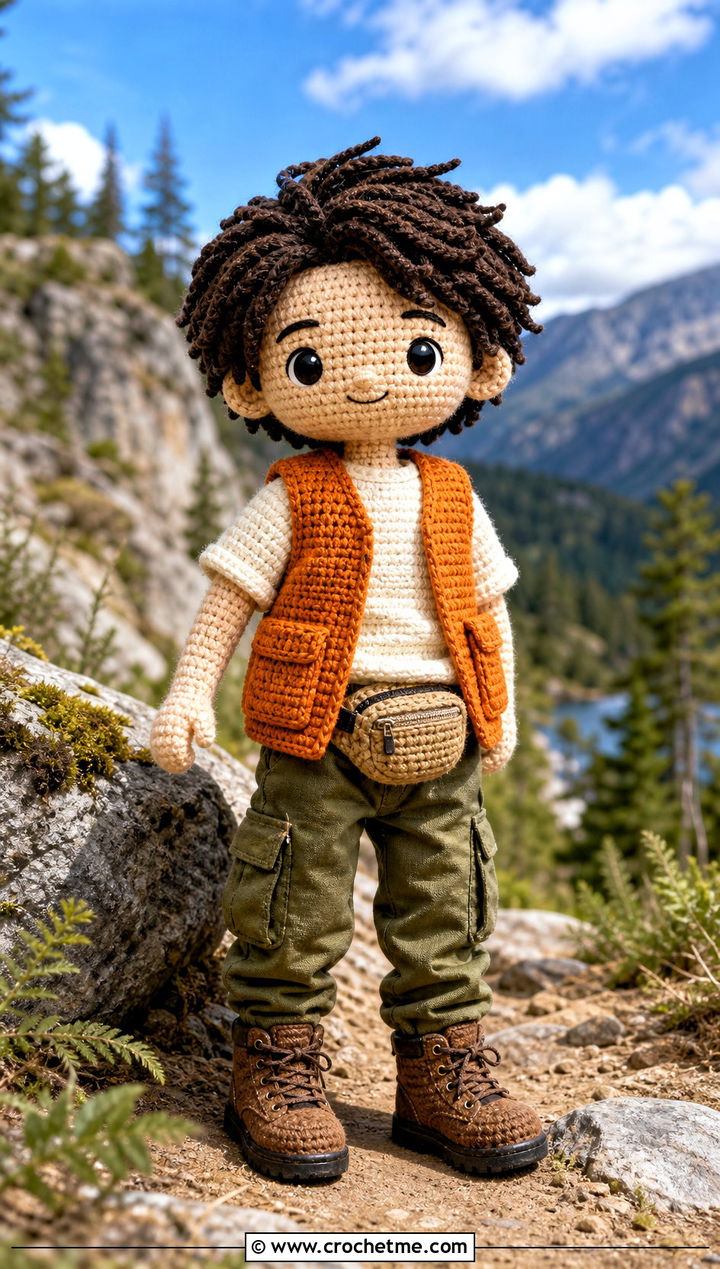 Crochet Amigurumi Cargo Vest With Utility Pants - 25 Crochet Amigurumi Doll Clothes and outfit ideas
