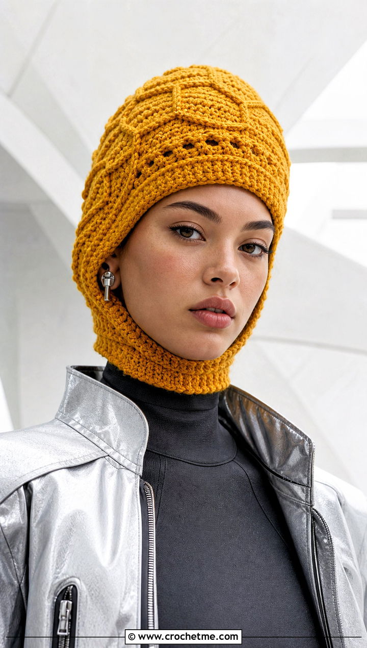 Crochet Balaclava Robot Outfit - 30 crochet halloween outfit ideas