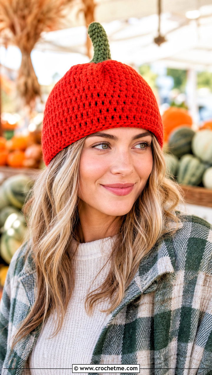 Crochet Banana Stem Hat With Shacket - 30 crochet banana hat outfit ideas
