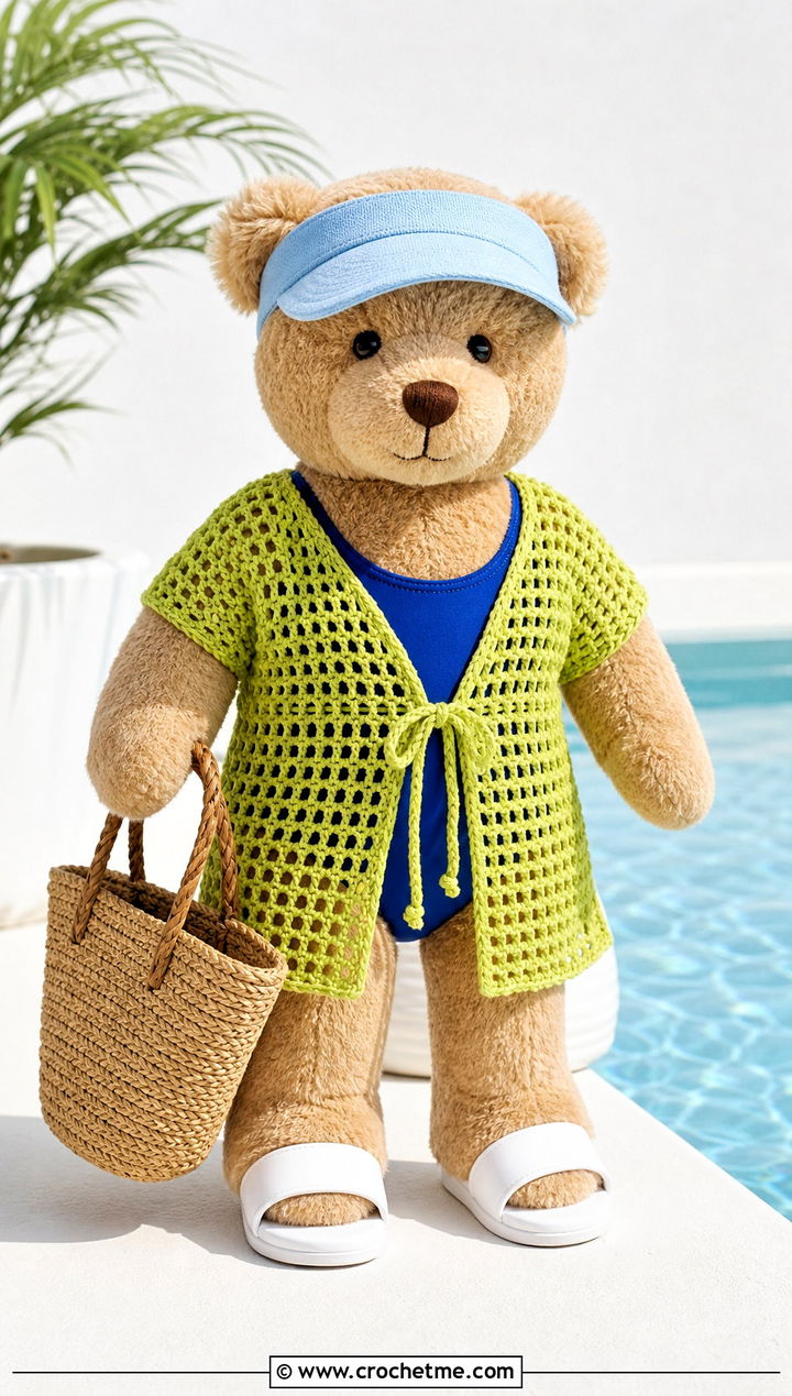 Crochet Beach Cover Up With Swimsuit - 25 Crochet Stuffie Clothes and outfit ideas