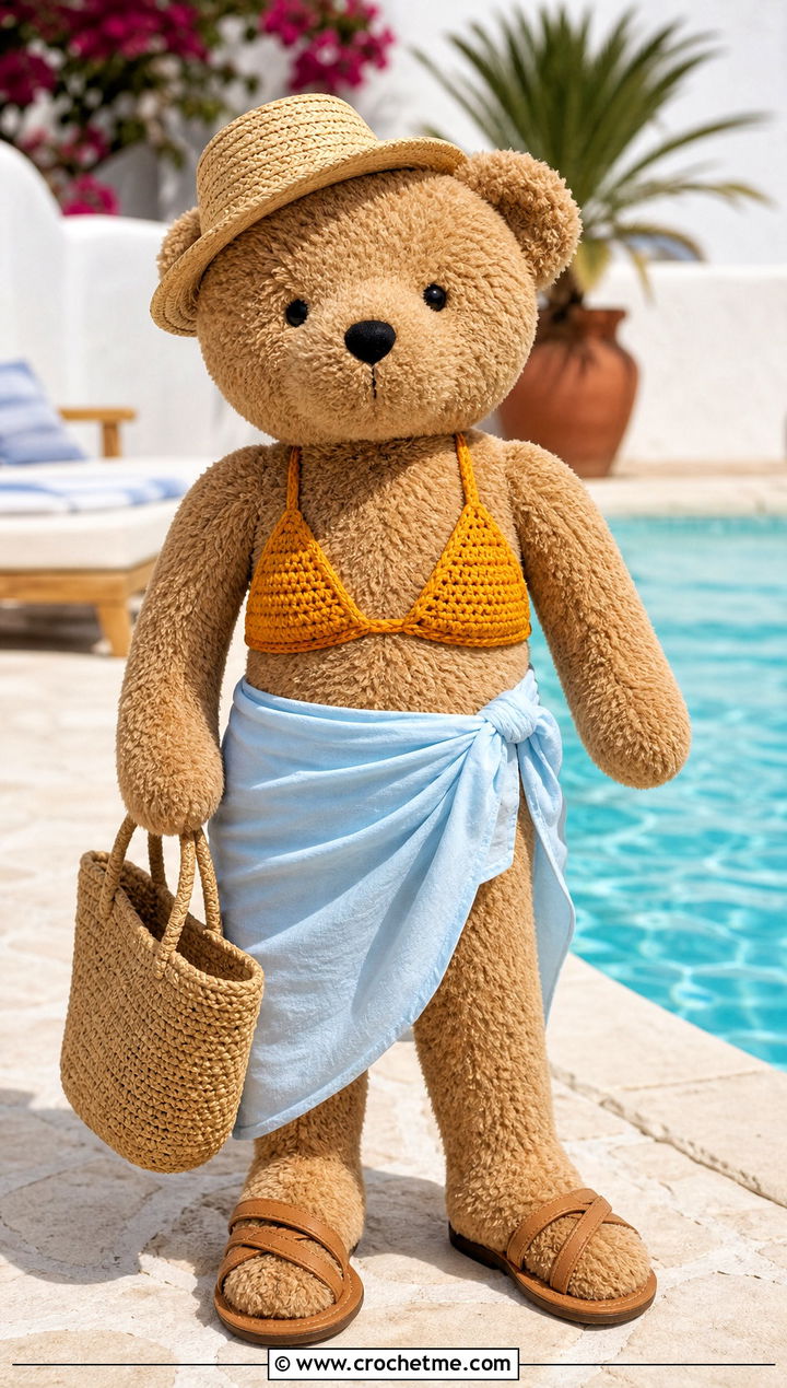 Crochet Bikini Top With Sarong - 35 crochet jellycat clothes and outfit ideas
