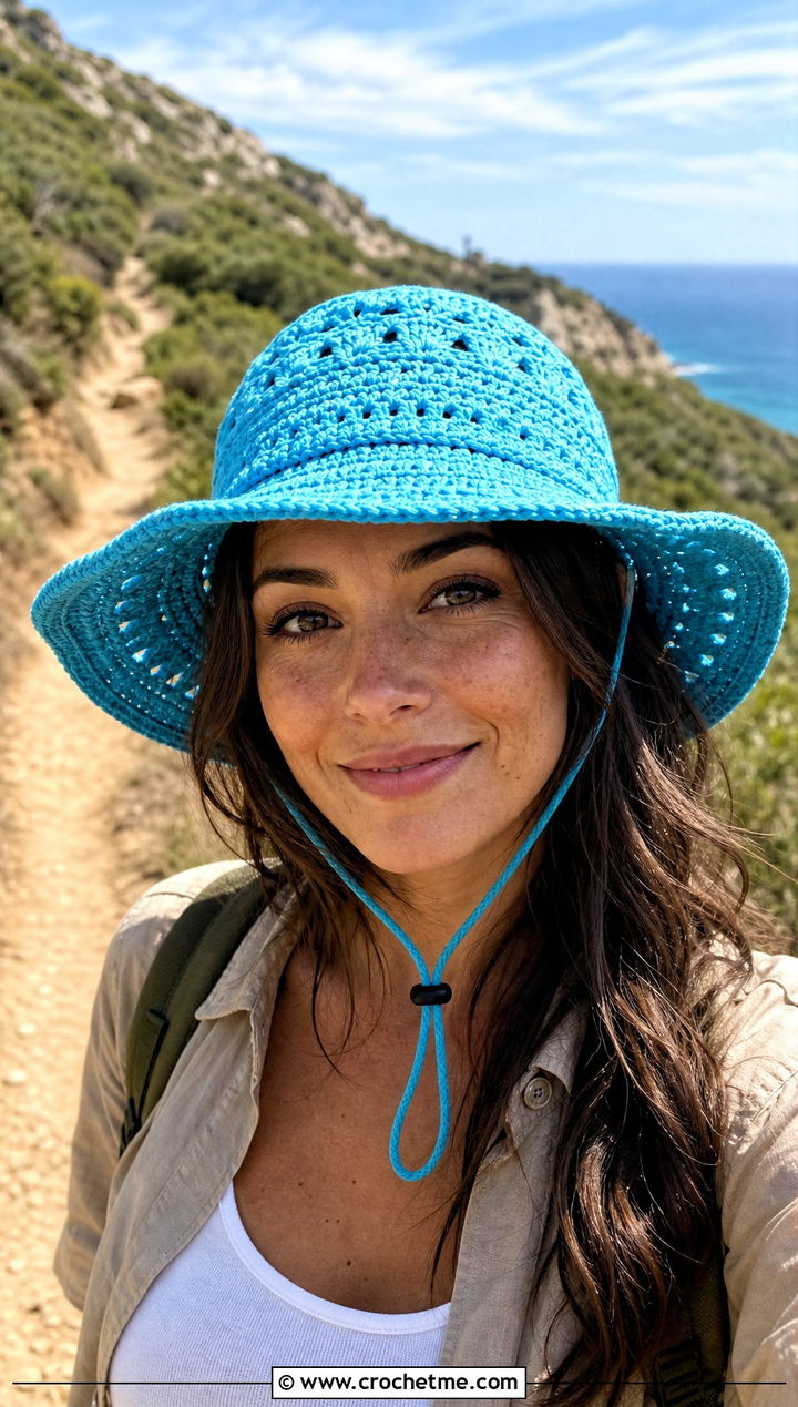Crochet Boonie Hat With Cargo Pants - 25 Easy Crochet Hats With Brim outfit ideas