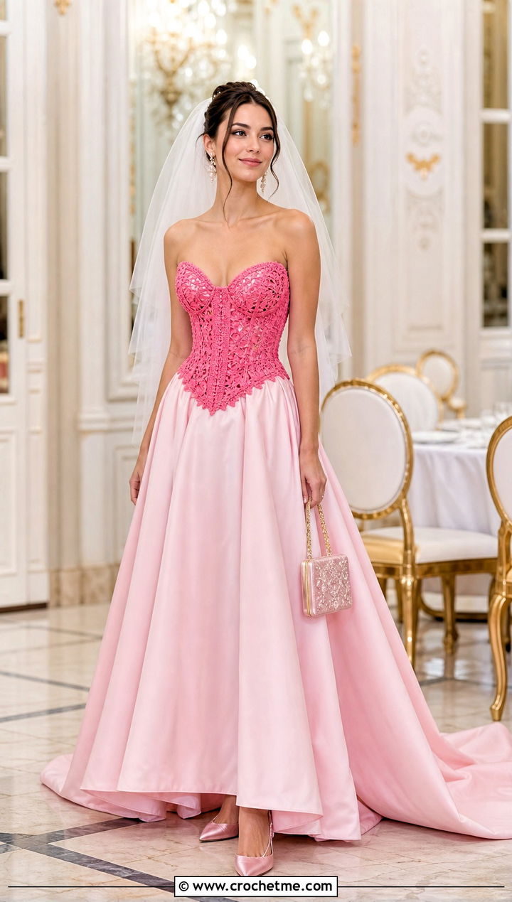 Crochet Corset Wedding Dress - 15 Elegant Crochet Wedding Dress outfit ideas