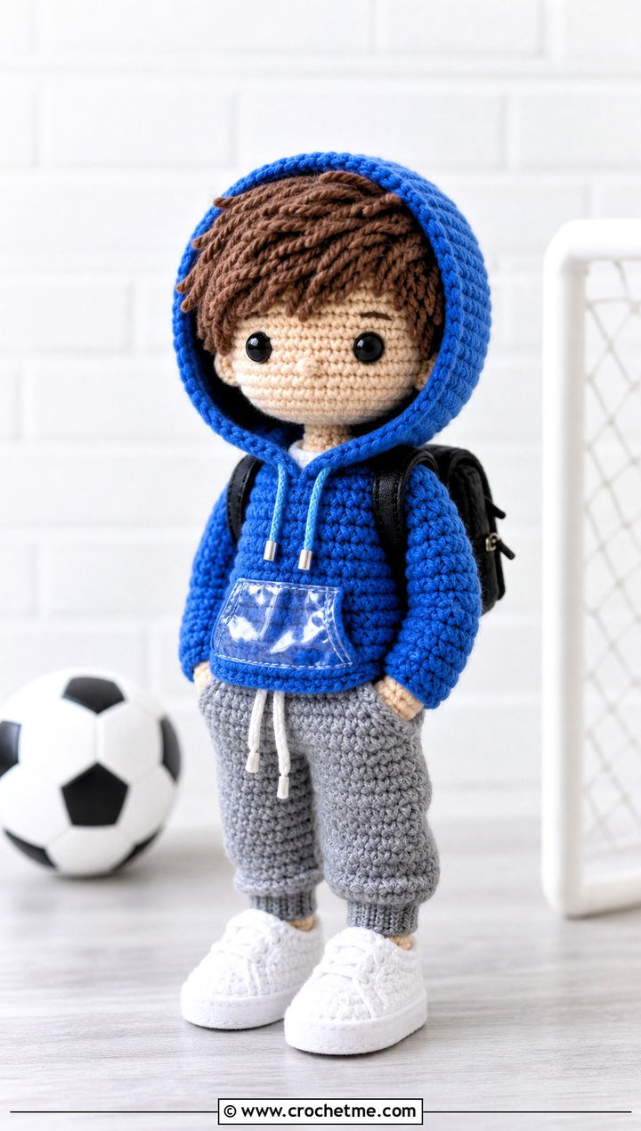 Crochet Doll With Hoodie And Joggers - 25 crochet doll and clothes and outfit ideas
