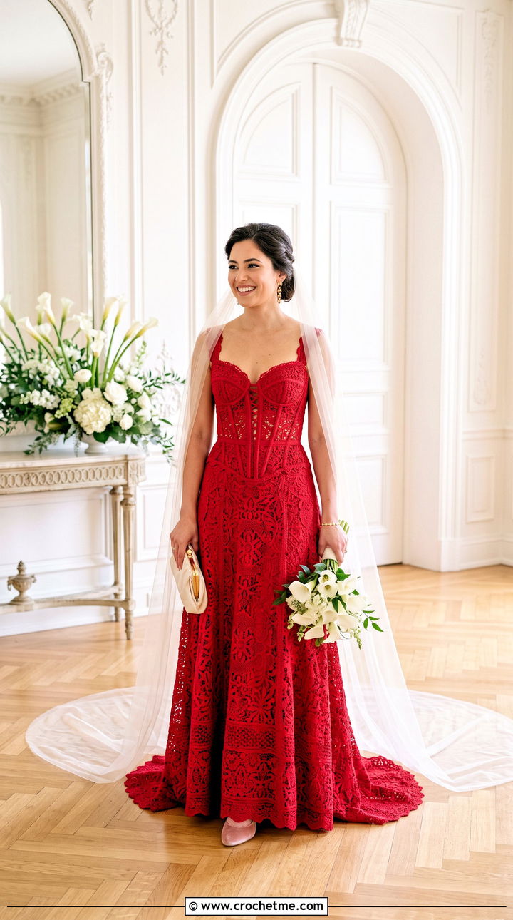 Crochet Lace Corset Wedding Dress - 30 crochet lace wedding dress outfit ideas