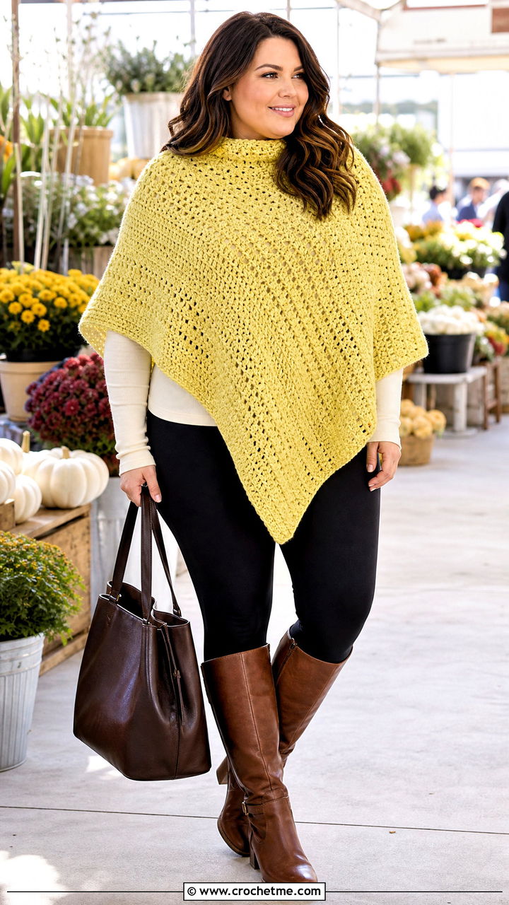 Crochet Poncho With Leggings And Boots - 35 crochet designs clothing and outfit ideas
