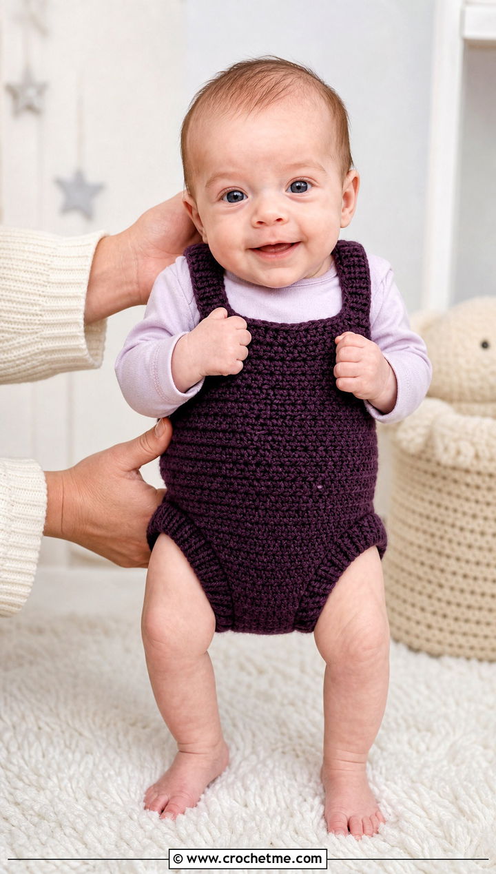 Crochet Preemie Romper With Cotton Bodysuit - 25 Crochet Premie Clothes and outfit ideas