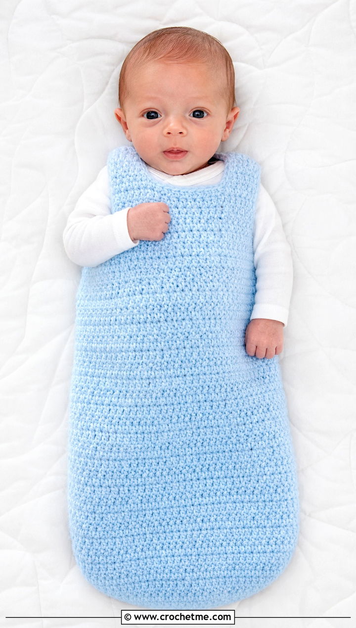 Crochet Preemie Sleep Sack With Cotton Pajamas - 25 Crochet Premie Clothes and outfit ideas
