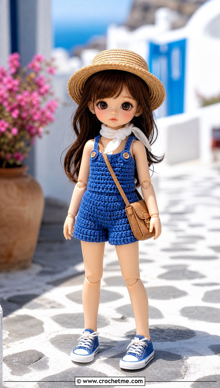 Crochet Tiny Doll Romper Outfit - 20 Crochet Tiny Doll Clothes and outfit ideas