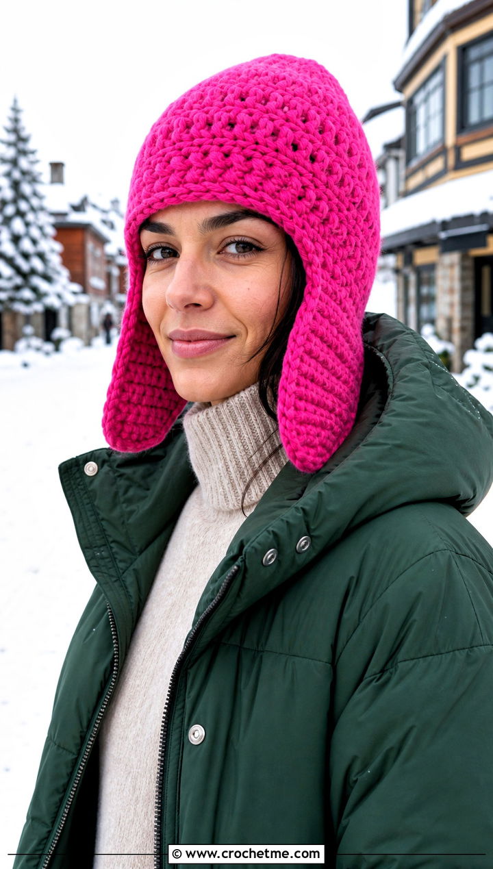 Crochet Trapper Hat With Parka Outfit - 25 Unisex Crochet Hat outfit ideas