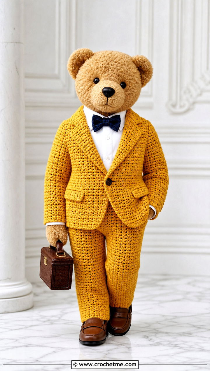 Crochet Two Piece Suit With Plain Shirt - 35 crochet jellycat clothes and outfit ideas