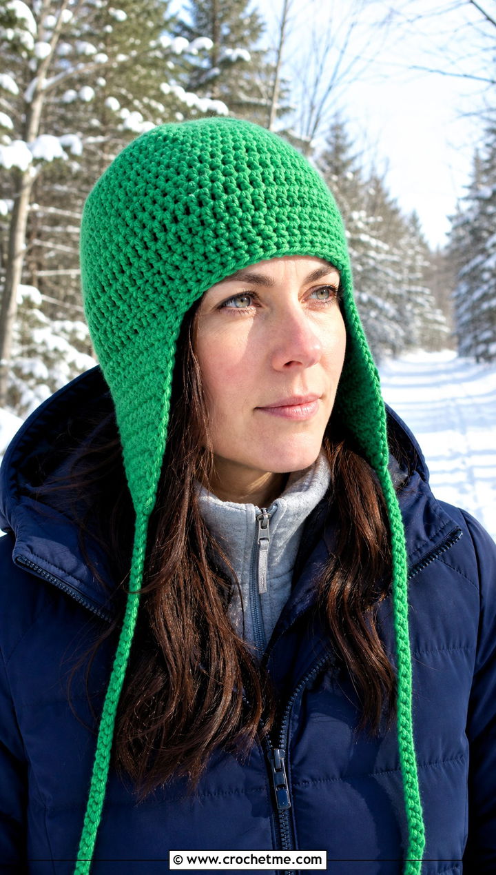 Earflap Crochet Beanie With Parka - 25 3 Weight Yarn Crochet Beanie outfit ideas