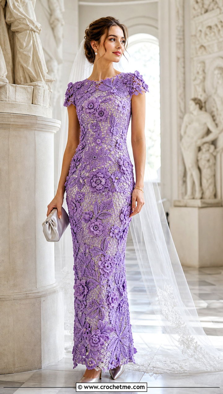 Irish Crochet Applique Wedding Dress - 25 Handmade Crochet Wedding Dress outfit ideas