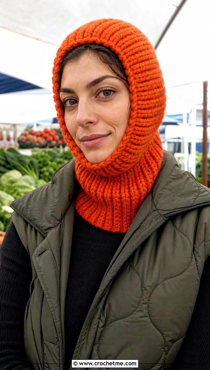Kenny Balaclava Hood Hat With Quilted Vest - 25 Crochet South Park Hat outfit ideas