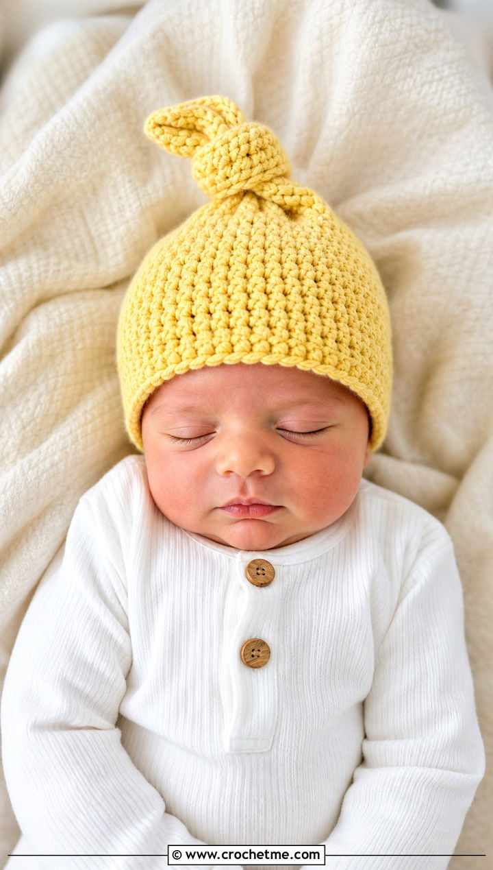 Knot Photo Prop Crochet Hat With Ribbed Romper - 15 Photo Prop Crochet Hat outfit ideas
