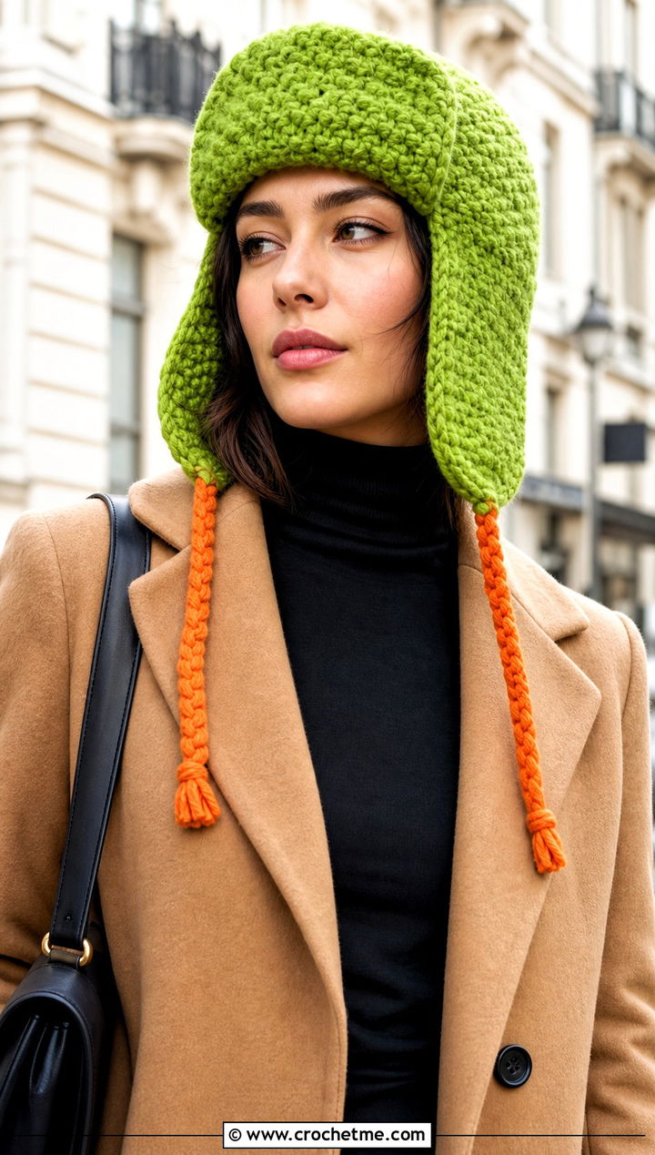 Kyle Ushanka Trapper Hat With Tailored Coat - 25 Crochet South Park Hat outfit ideas