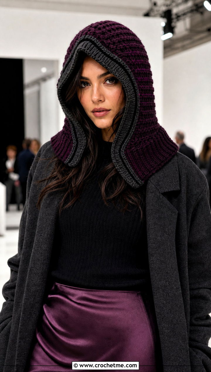 Kylo Ren Crochet Hood Hat With Satin Skirt - 30 crochet star wars hat outfit ideas