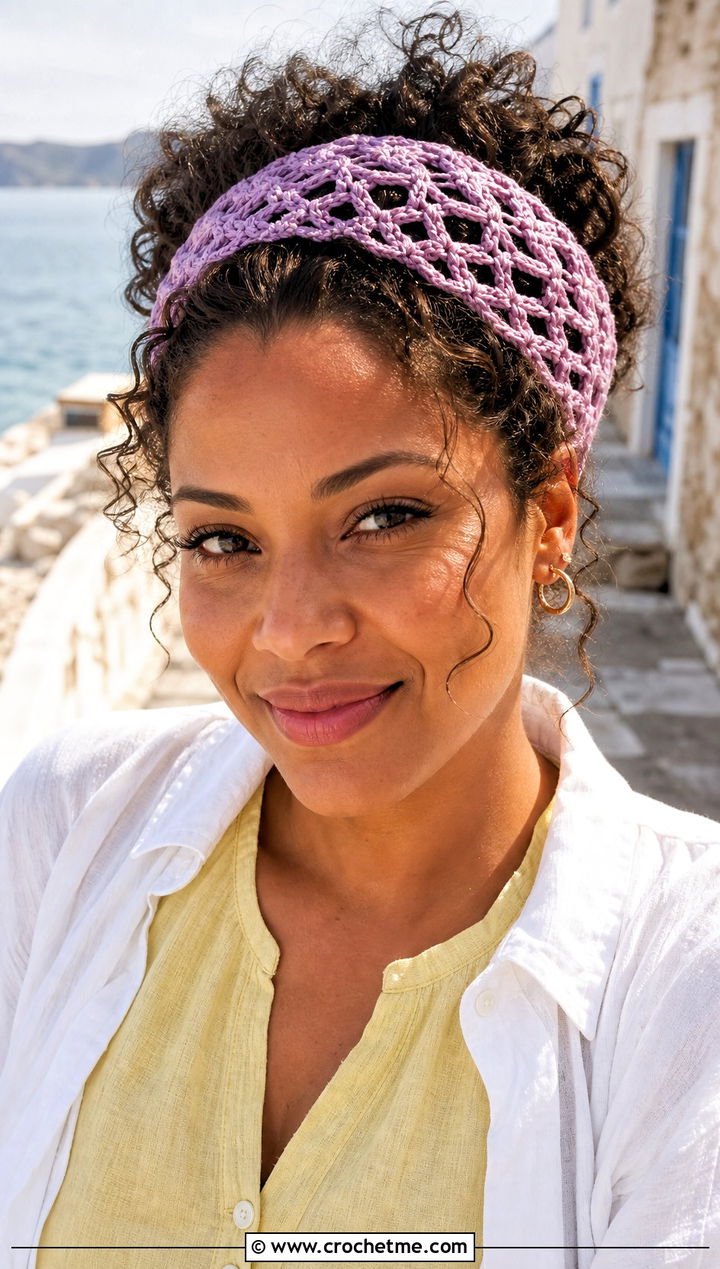Lace Braid Crochet Headband With Linen Outfit - 25 crochet braid headband outfit ideas