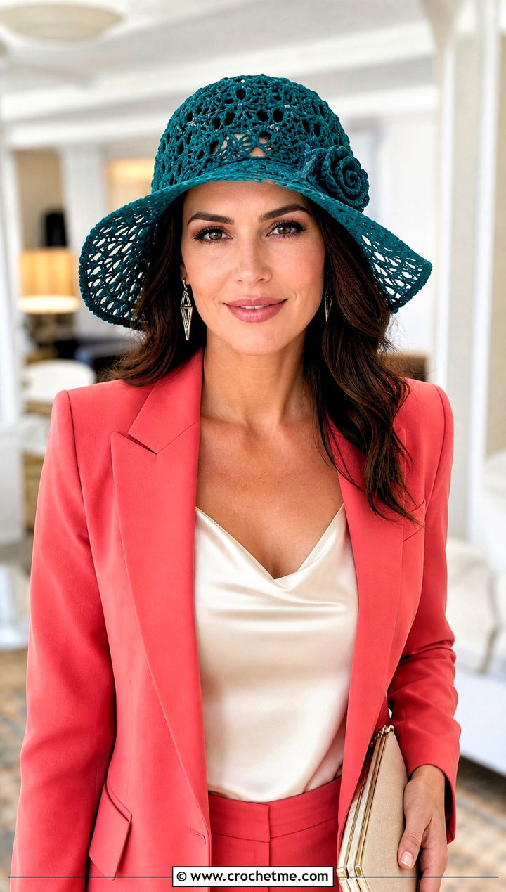 Lace Stitch Crochet Birthday Hat With Pantsuit - 30 crochet birthday hat outfit ideas