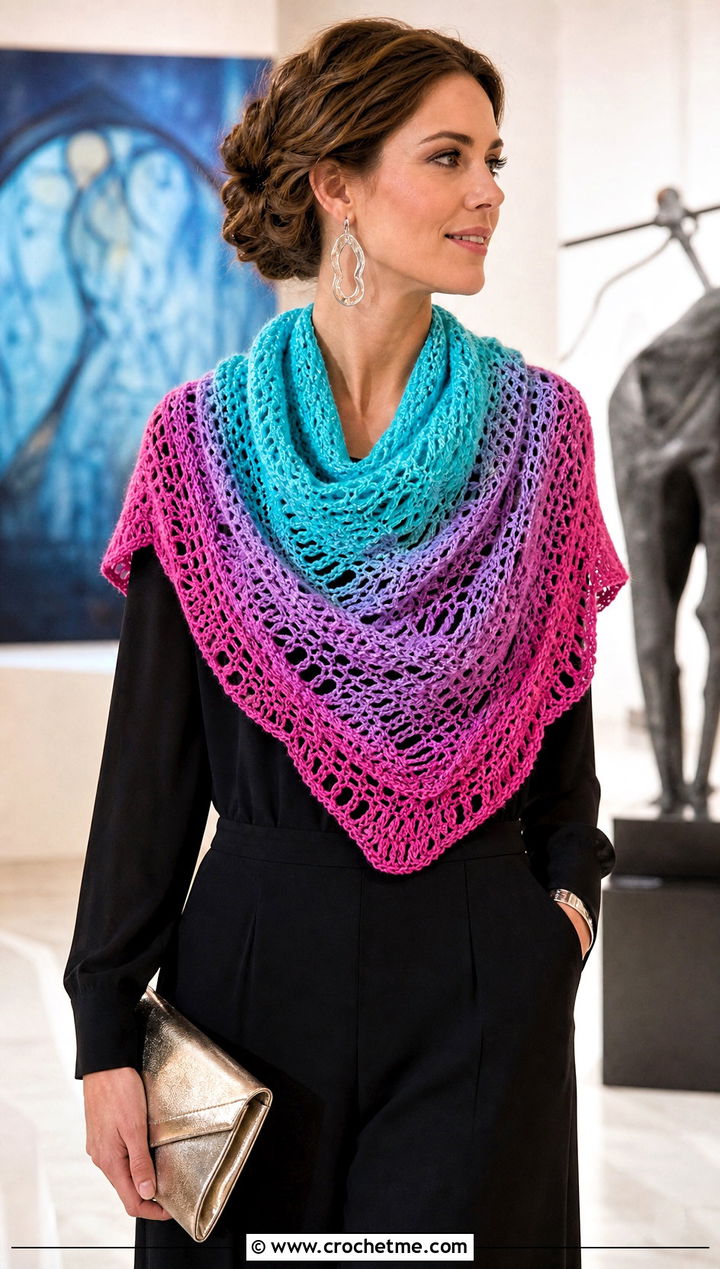Lansdowne Crochet Cowl With Evening Jumpsuit - 15 lansdowne crochet cowl outfit ideas