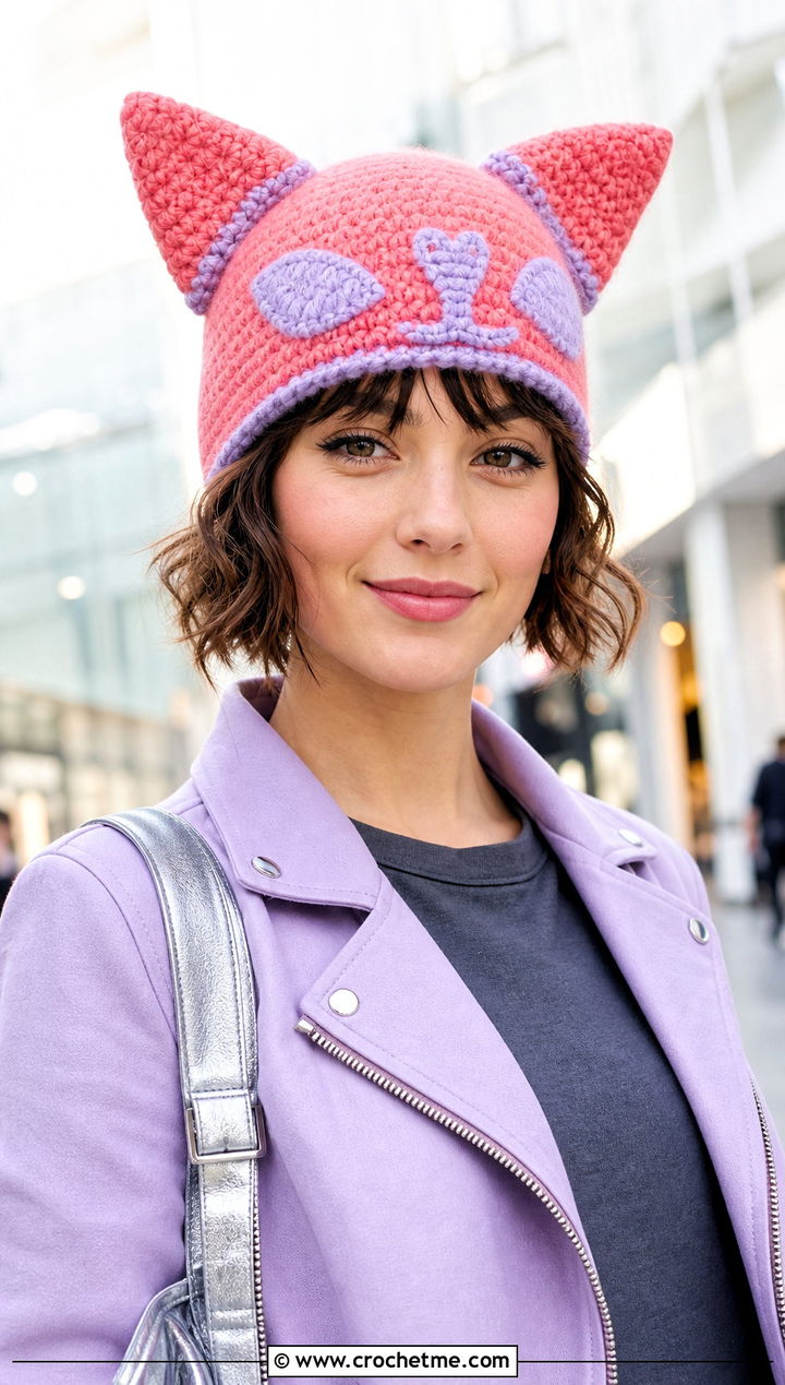 Loth Cat Crochet Ear Hat With Moto Jacket - 30 crochet star wars hat outfit ideas
