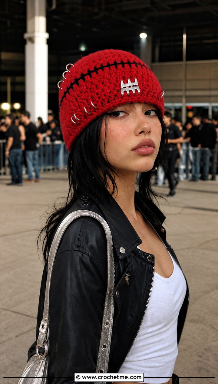Pain Piercing Beanie With Moto Outfit - 25 naruto crochet hat outfit ideas