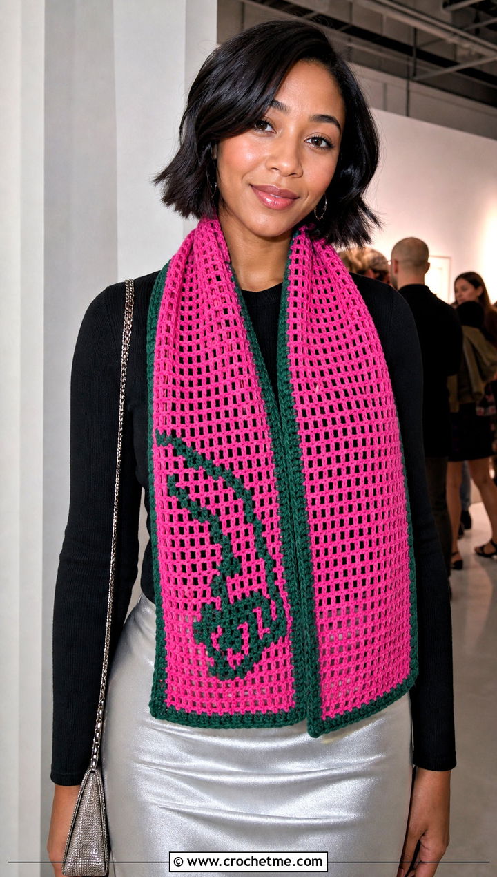 Philadelphia Eagles Filet Crochet Scarf With Satin Skirt And Knit Top - 20 Philadelphia Eagles Crochet Scarf outfit ideas