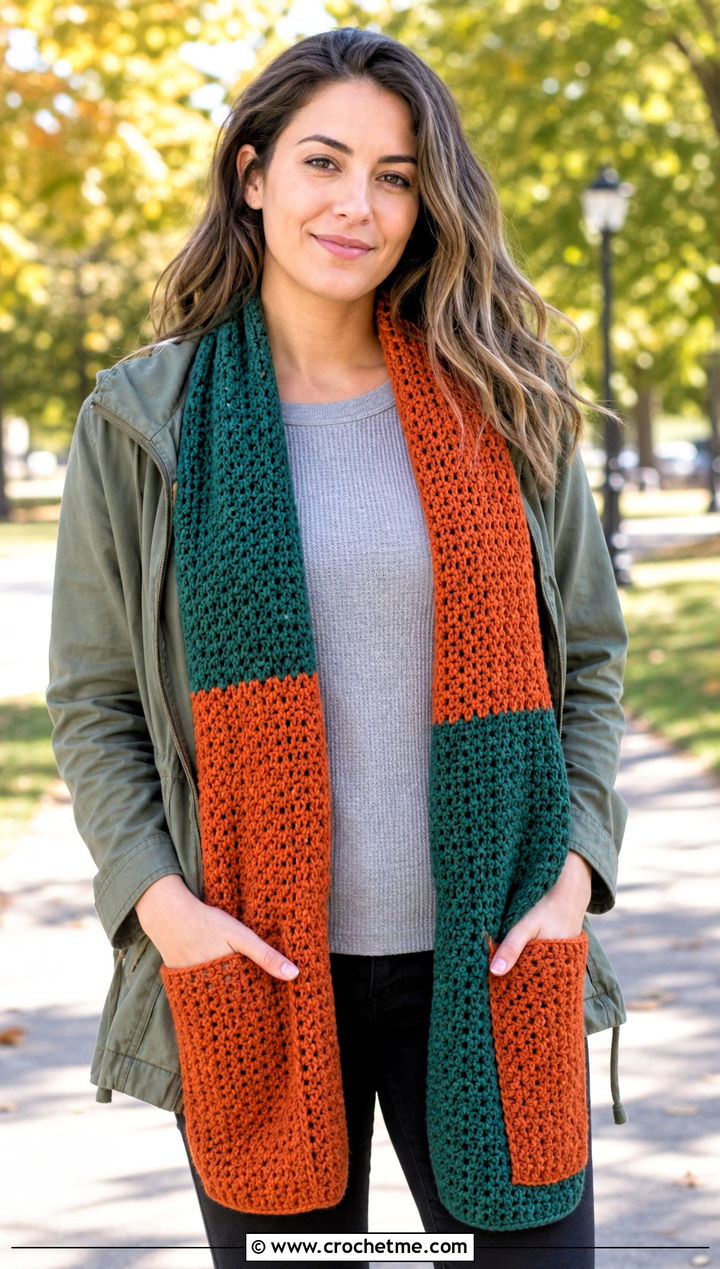 Philadelphia Eagles Pocket Scarf With Utility Jacket And Black Jeans - 20 Philadelphia Eagles Crochet Scarf outfit ideas