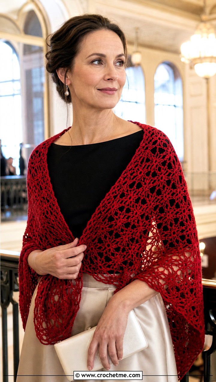 Princess Leia Lace Scarf With Satin Skirt - 15 Crochet Star Wars Scarf outfit ideas