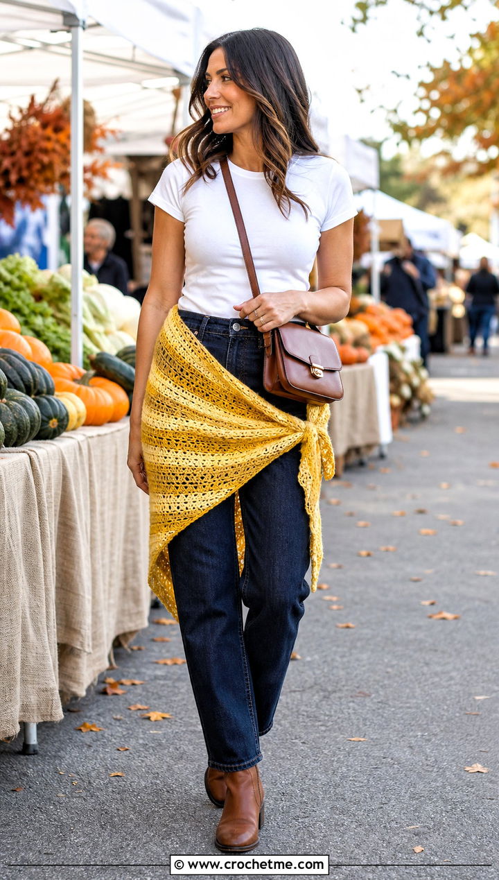 Rent Shawl With Straight Leg Jeans - 35 crochet outlander shawl outfit ideas