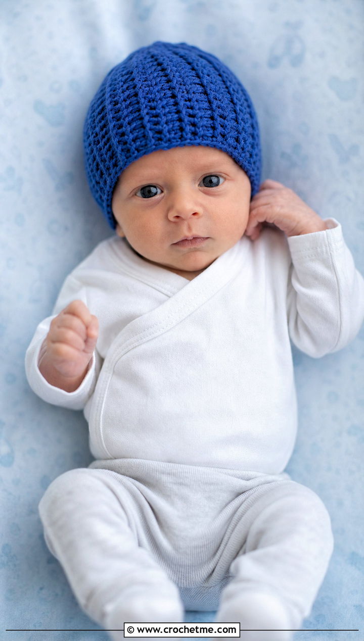 Ribbed Crochet Beanie With Wrap Bodysuit - 25 premie crochet beanie outfit ideas