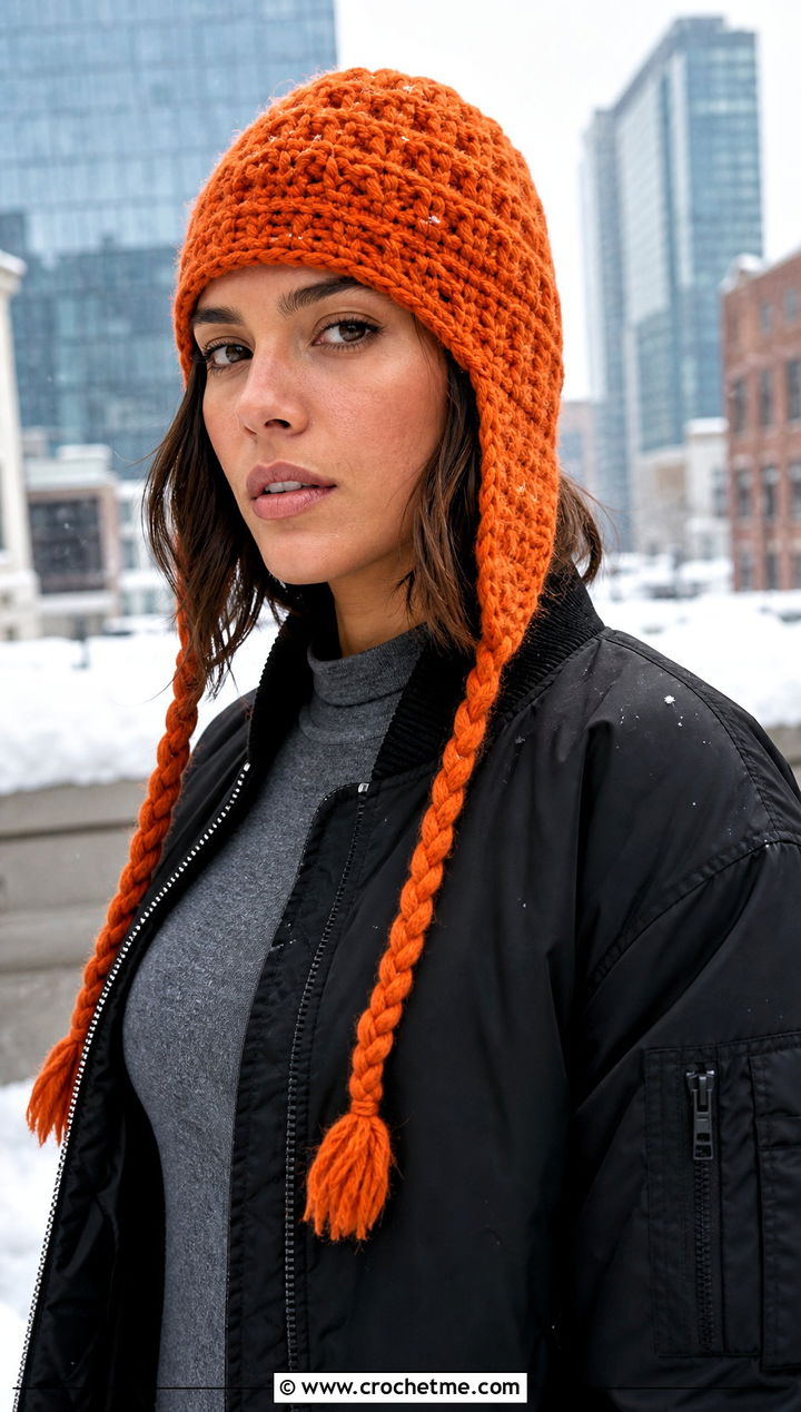 Snow Country Crochet Ski Hat With Bomber Jacket And Joggers - 15 snow country crochet ski hat outfit ideas
