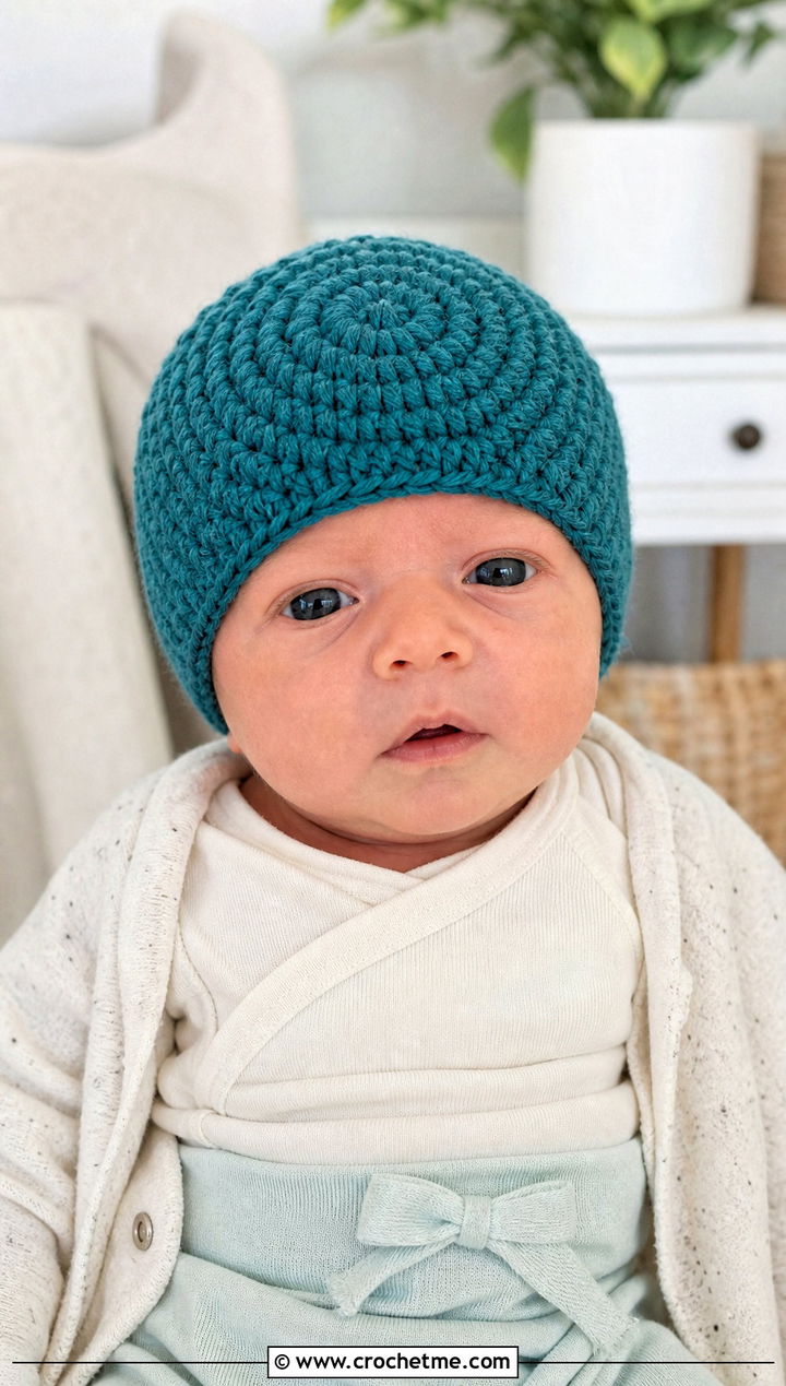 Spiral Stitch Preemie Crochet Hat With Kimono Bodysuit - 25 premie crochet hat outfit ideas