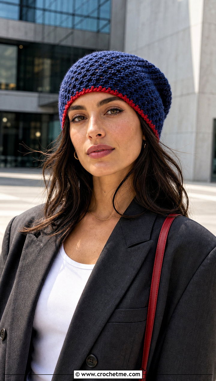 Stan Slouch Beanie With Oversized Suit - 25 Crochet South Park Hat outfit ideas