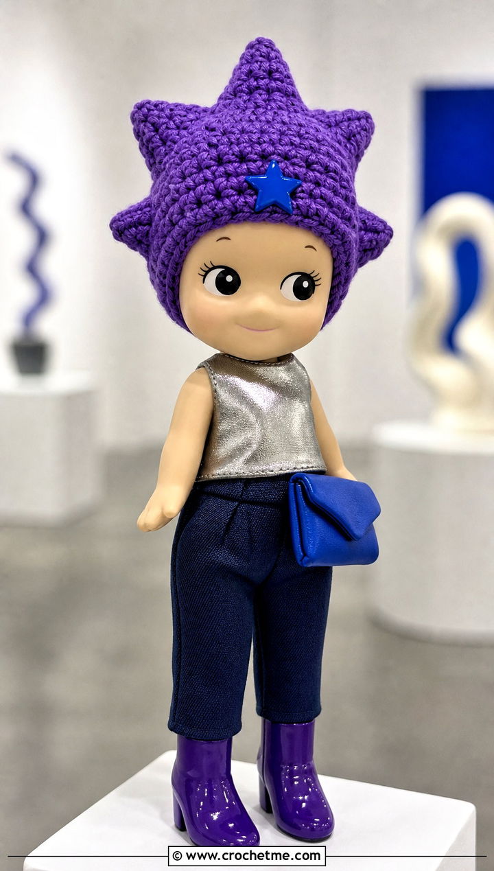Star Sonny Angel Crochet Hat With Metallic Outfit - 30 sonny angel crochet hat outfit ideas