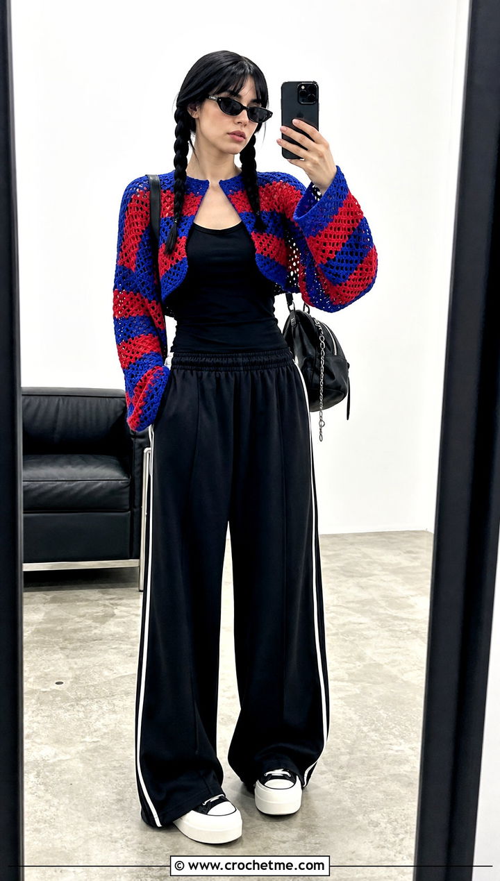 Wednesday Addams Crochet Shrug Athleisure Outfit - 15 Wednesday Addams Crochet Clothes and outfit ideas