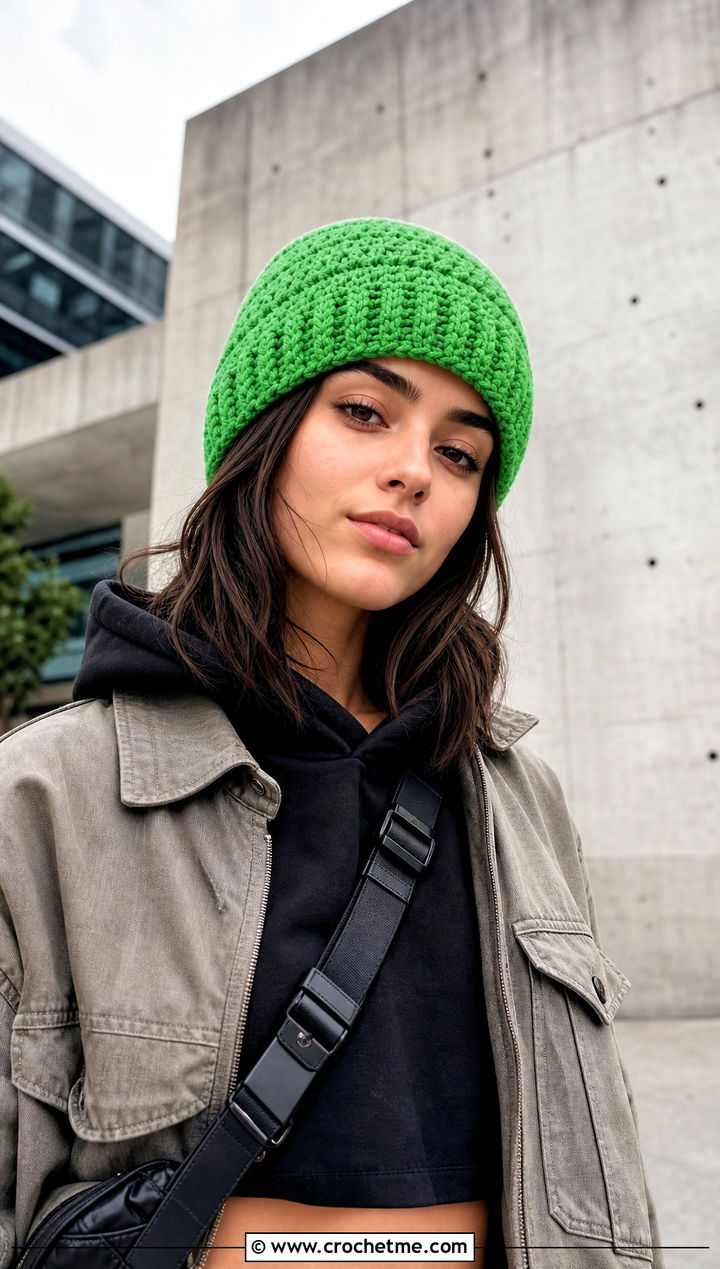 Willow Beanie With Cargo Pants And Cropped Hoodie - 15 Willow Beanie By Crochet By Jennifer outfit ideas
