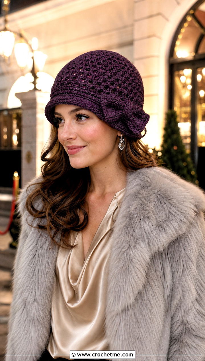 Willow Beanie With Faux Fur Coat And Dark Denim - 15 Willow Beanie By Crochet By Jennifer outfit ideas