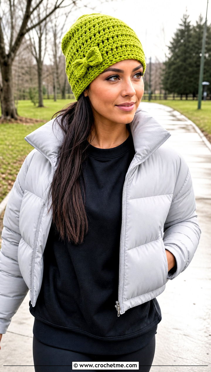 Willow Beanie With Puffer Jacket And Leggings - 15 Willow Beanie By Crochet By Jennifer outfit ideas
