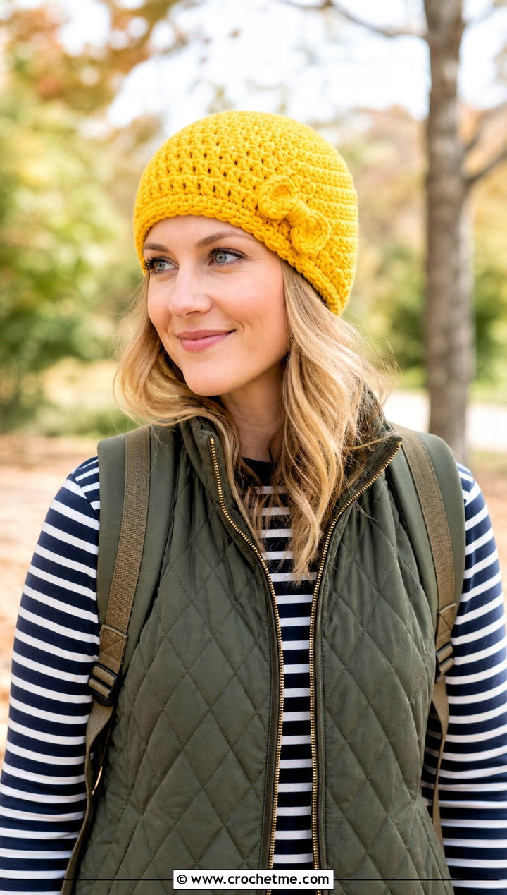 Willow Beanie With Quilted Vest And Utility Pants - 15 Willow Beanie By Crochet By Jennifer outfit ideas