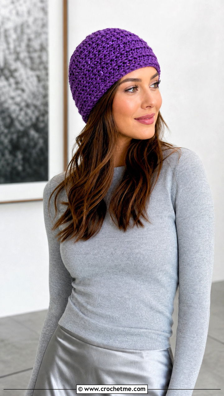 Willow Beanie With Satin Midi Skirt And Sweater - 15 Willow Beanie By Crochet By Jennifer outfit ideas