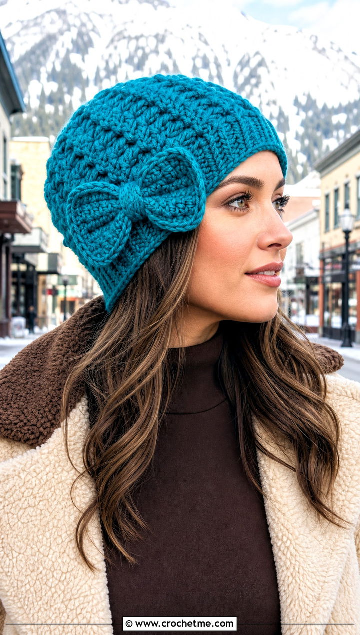 Willow Beanie With Shearling Jacket And Flare Jeans - 15 Willow Beanie By Crochet By Jennifer outfit ideas
