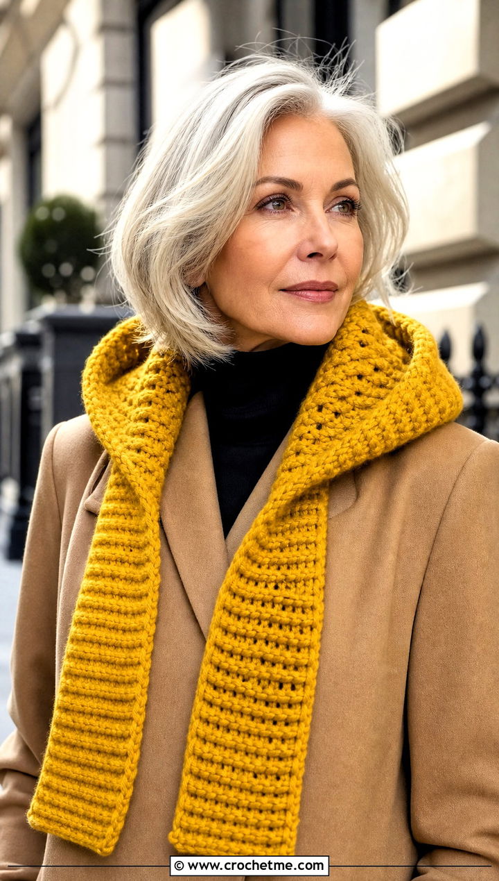 Woodland Hooded Crochet Scarf With Tailored Wool Coat - 15 Woodland Hooded Crochet Scarf outfit ideas